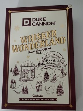 Duke Cannon Whisker Wonderland Beard Care Gift Set Beard Wash and Balm NEW